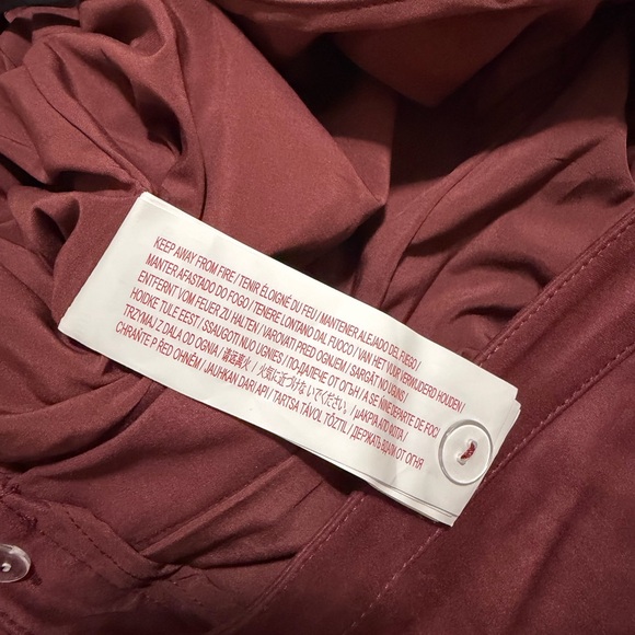 Anthropologie Sovere Avery High Rise Boot Cut Pants XL Cranberry Burgundy - Picture 4 of 9